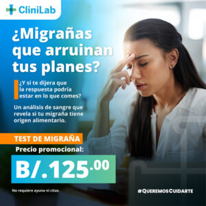 Test de migraña (Origen Alimentario)