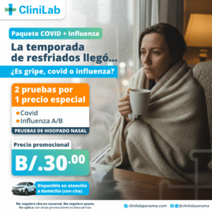 Paquete combinado Covid- Influenza A/B